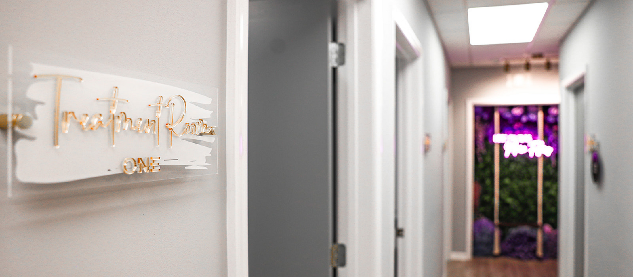 medical office hallway